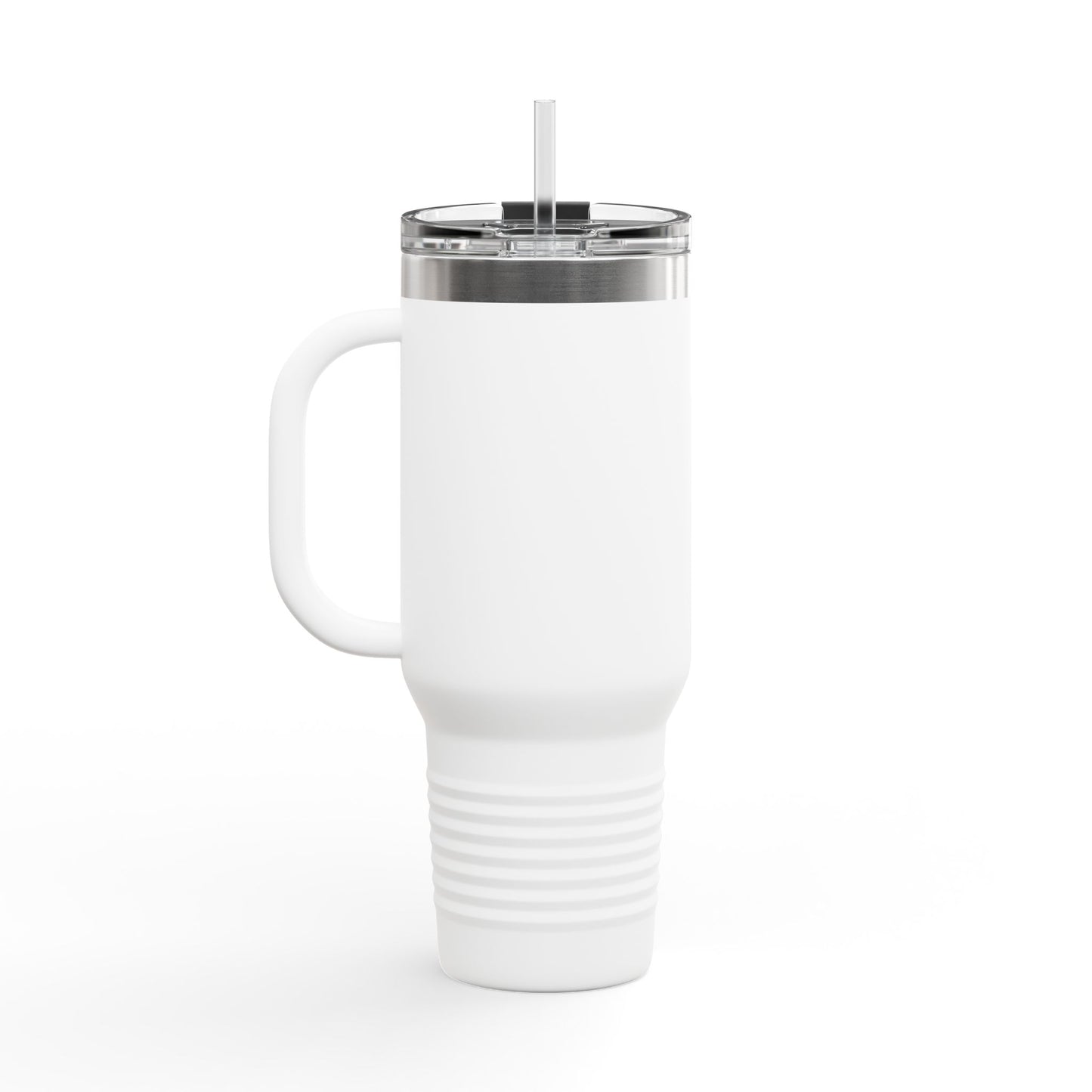 40oz Insulated Travel Mug — “All You Need Is Sweat, Tea & Jesus” Faith Coffee Tumbler